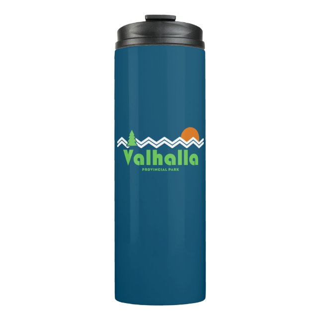 Valhalla Provincial Park Retro Thermal Tumbler (Front)