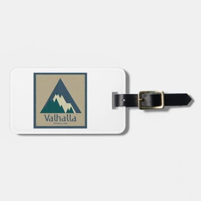 Valhalla Provincial Park Rustic Luggage Tag (Front Horizontal)