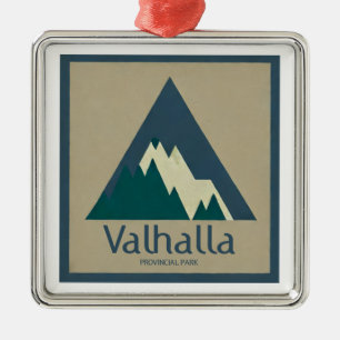 Valhalla Provincial Park Rustic Metal Tree Decoration