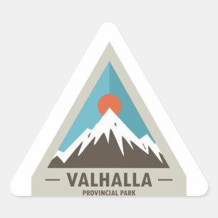 Valhalla Provincial Park Triangle Sticker