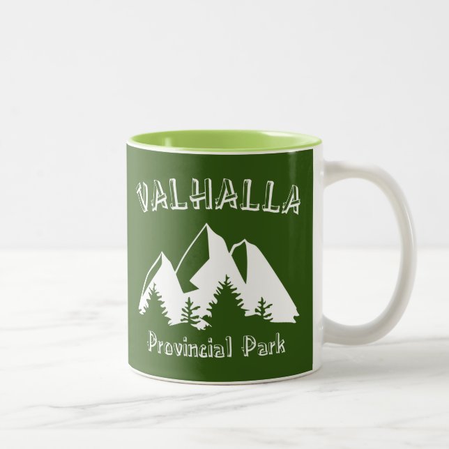 Valhalla Provincial Park Two-Tone Coffee Mug (Right)