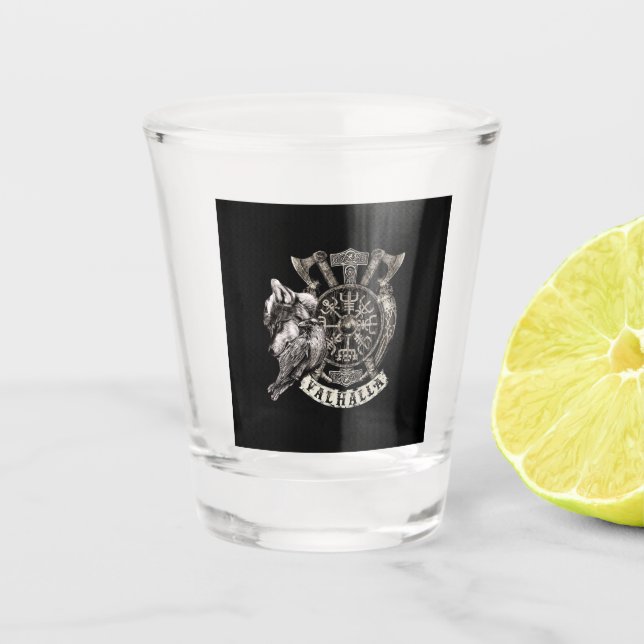 Valhalla Shot Glass (Front)