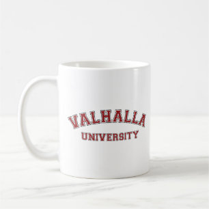 Valhalla university college Ring Cycle school red Coffee Mug