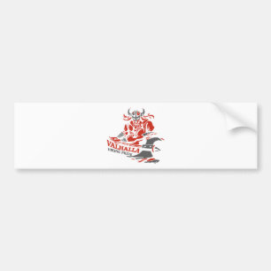 Valhalla - Viking Pride - War Armour Axe Design Bumper Sticker