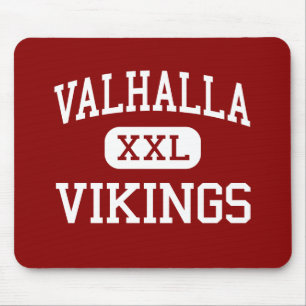 Valhalla - Vikings - Middle - Valhalla New York Mouse Mat