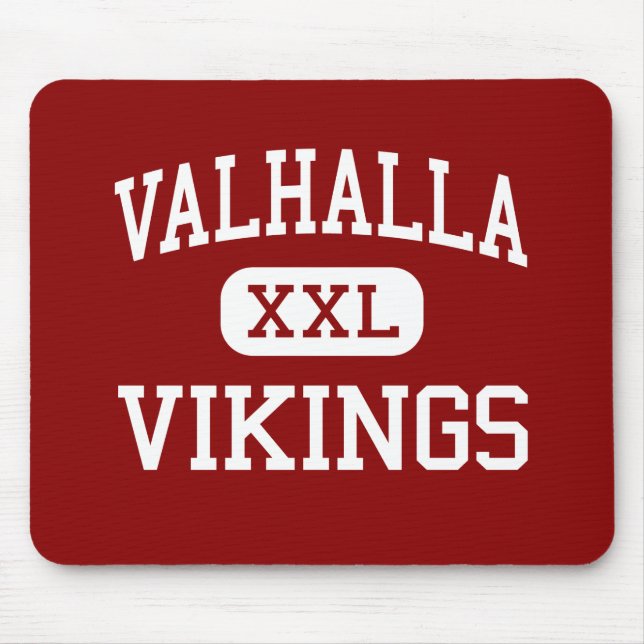 Valhalla - Vikings - Middle - Valhalla New York Mouse Mat (Front)
