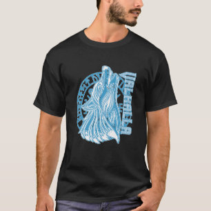 Valhalla Wolf Mask Odin Runes Norse Compass Viking T-Shirt