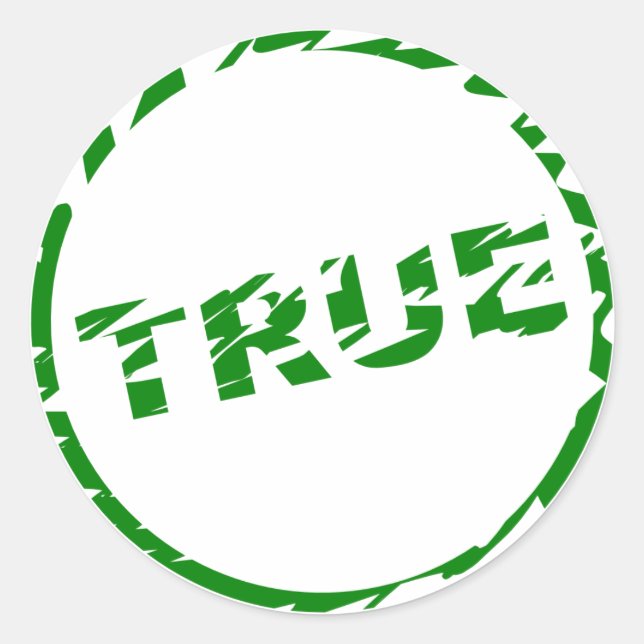 Validation Icon - TRUE - Sticker (Front)