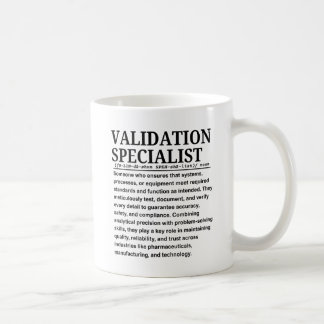 Validation specialist coffee mug