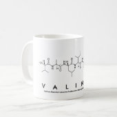 Valinda peptide name mug (Front Left)