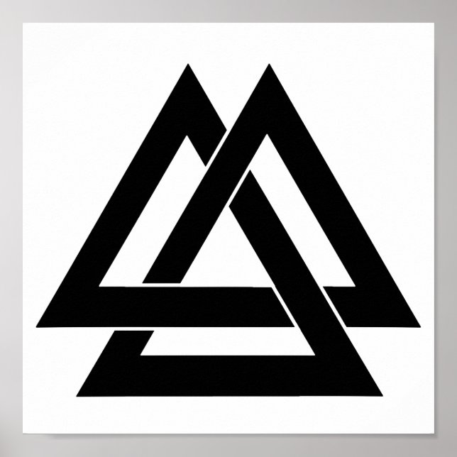 Valknut - Black Poster (Front)