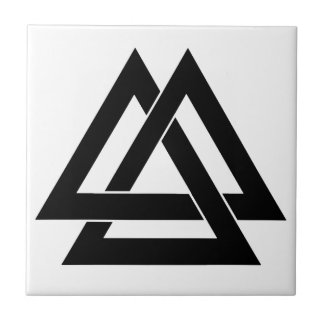 Valknut - Black Tile