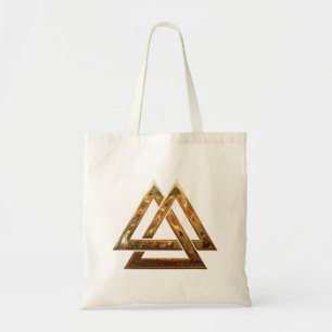 Valknut - Gold Tote Bag