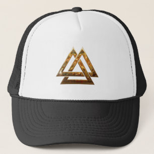 Valknut - Gold Trucker Hat