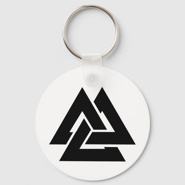  Valknut Key Ring (Front)
