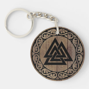 Valknut Knot Of The Fallen Key Ring