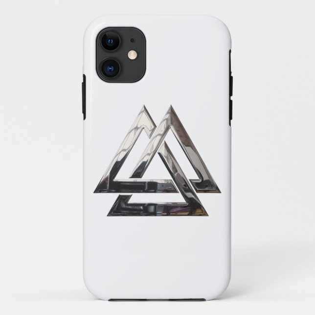 Valknut - Silver Case-Mate iPhone Case (Back)