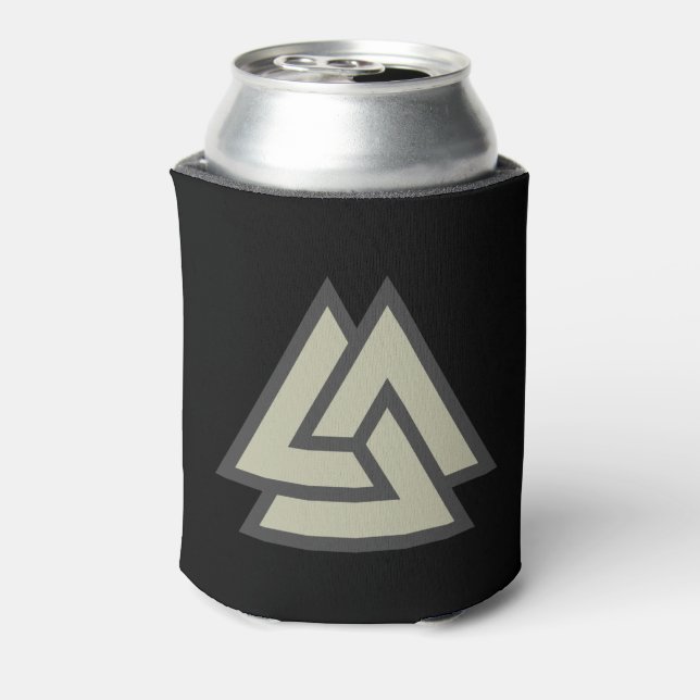 Valknut symbol can cooler (Can Back)