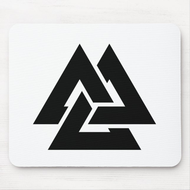 Valknut Symbol triquetra Mouse Mat (Front)