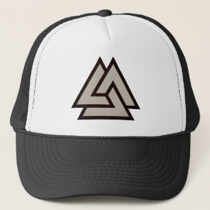 Valknut symbol trucker hat