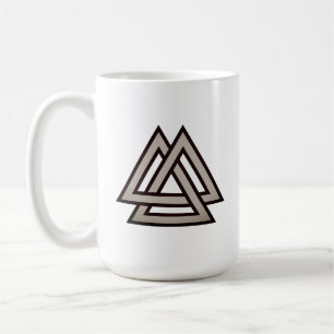 Valknut symbol variant coffee mug