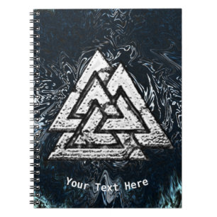 Valknut~ (Wavy) Notebook