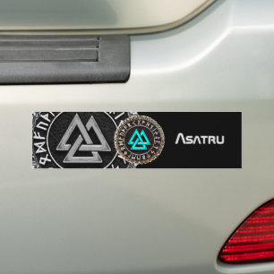 Valknut (Winding) Bumper Sticker