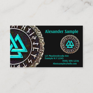 Valknut (Winding) Business Card