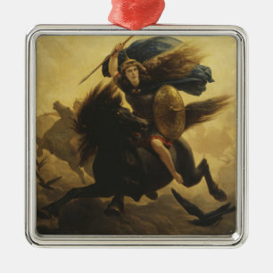 Valkyrie, 1865 (oil on canvas) metal tree decoration