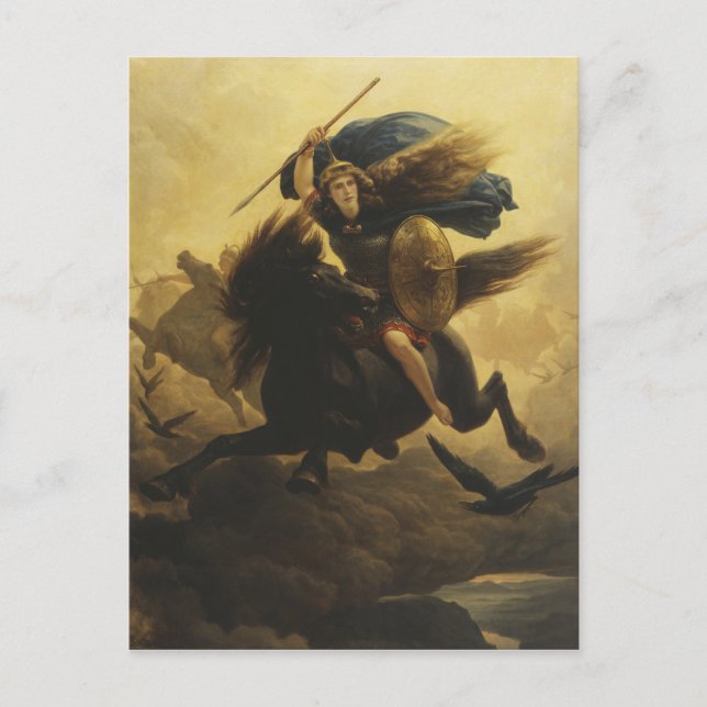 Valkyrie, 1865 (oil on canvas) postcard (Front)