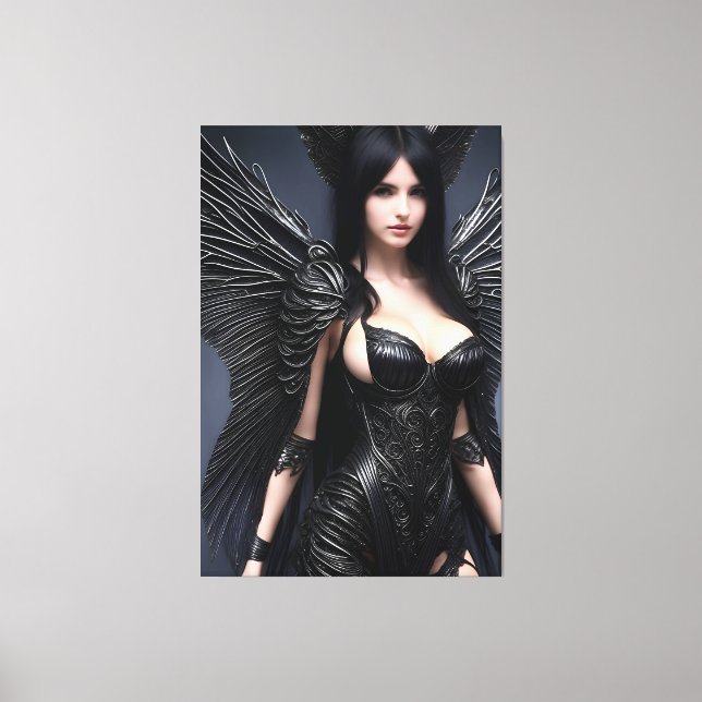 Valkyrie Fashion Week 015 Canvas Print (Front)