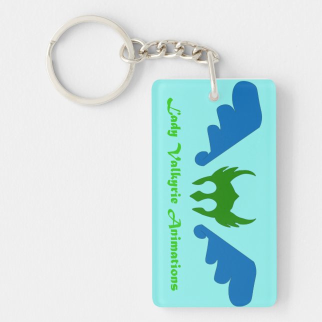 Valkyrie Keyhain Key Ring (Front)
