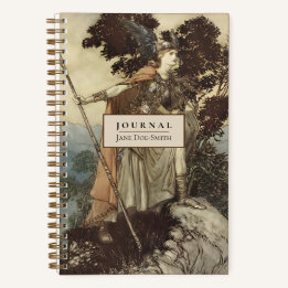 Valkyrie Norse Myth Wagner Rackham Dotted Journal