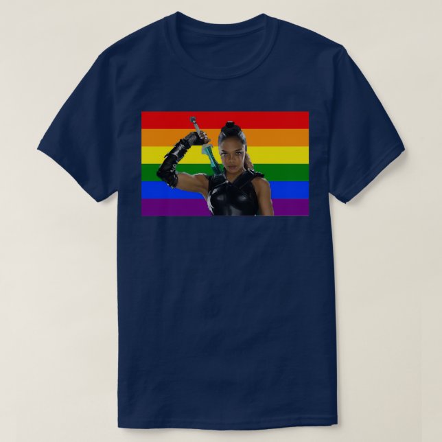 Valkyrie Pride T-Shirt (Design Front)