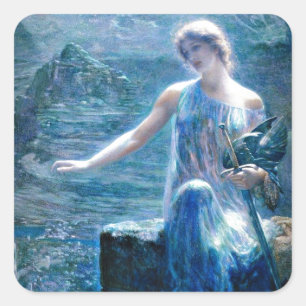 Valkyrie's Vigil Square Sticker