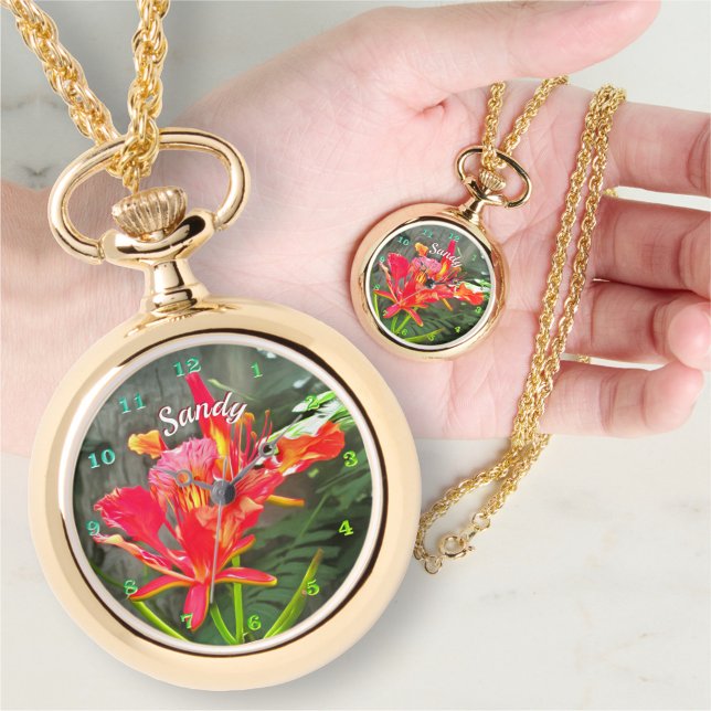 Vallarta Flaming Beauty 1583 Necklace Watch (Creator Uploaded)