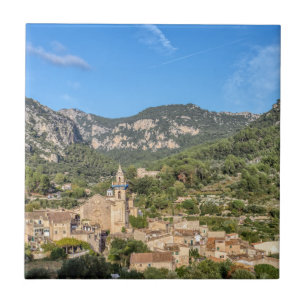 Valldemossa old village - Mallorca, Spain Tile