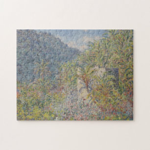 Valle di Sasso Bordighera Monet Fine Art Jigsaw Puzzle