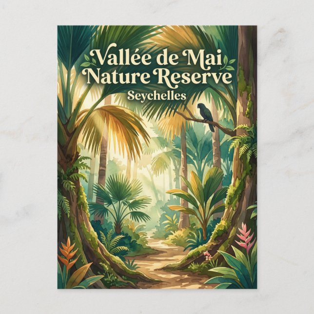 Vallée de Mai Nature Reserve Seychelles Postcard (Front)