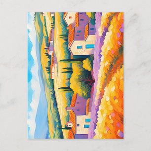 "Vallée Florale" Wide Landscape Provence Postcard