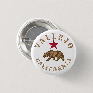 Vallejo, California 3 Cm Round Badge