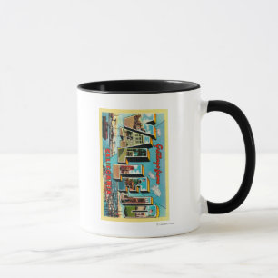 Vallejo, California - Large Letter Scenes Mug