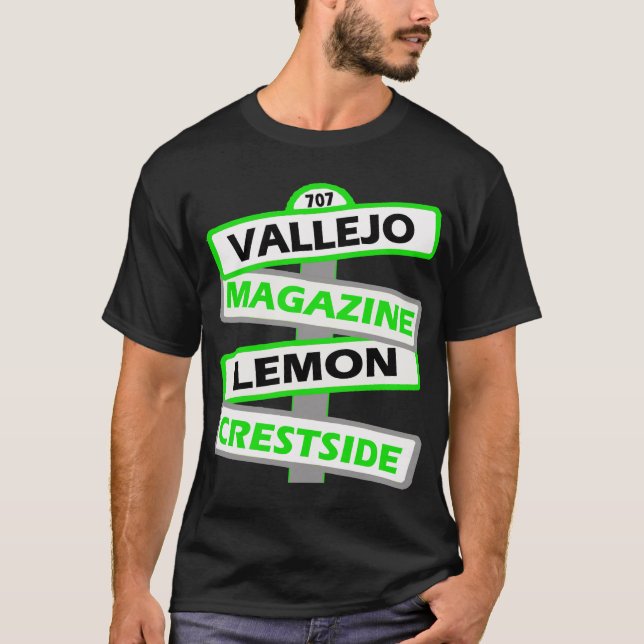 Vallejo Streets -- T-Shirts (Front)