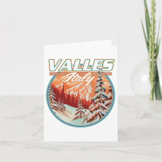 Valles Italy Travel logo Invitation