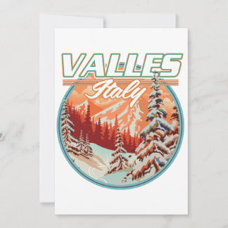 Valles Italy Travel logo Invitation