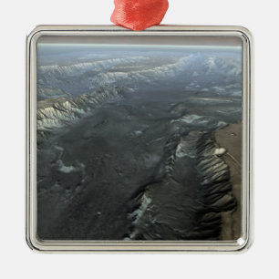 Valles Marineris, the Grand Canyon of Mars Metal Tree Decoration