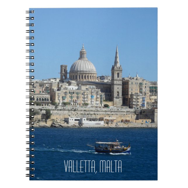 Valletta Capital of Malta Travel Notebook (Front)