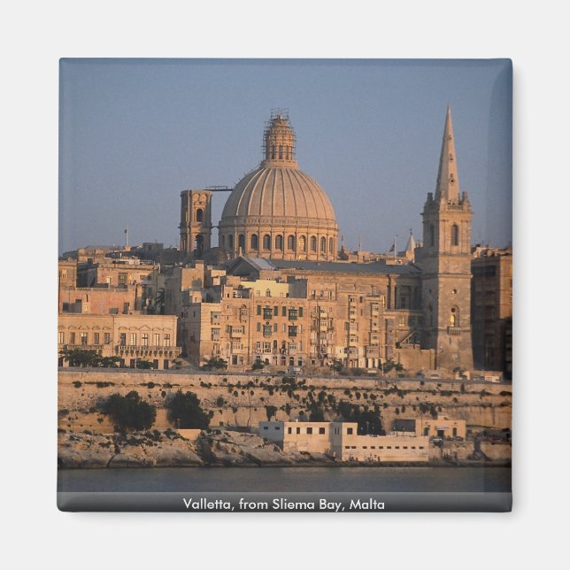 Valletta, from Sliema Bay, Malta Magnet (Front)