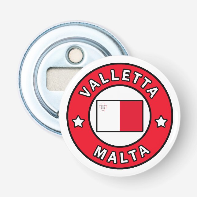 Valletta Malta Bottle Opener (Front)