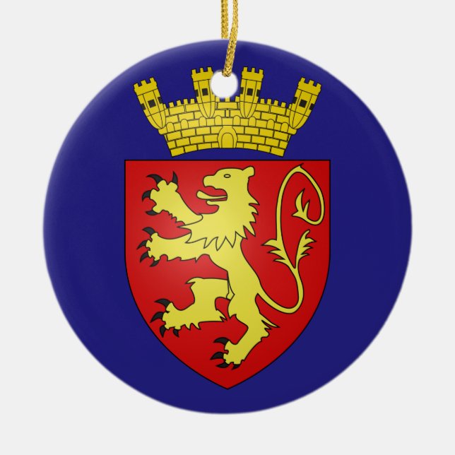 Valletta* Malta Crest Christmas Ornament (Front)